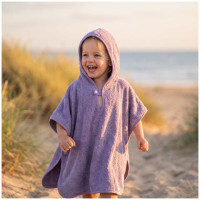 BIO Bavlnené pončo XKKO Organic - Lavender Aura