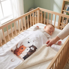 Španielska detská deka XKKO LUX 75x100 - Bear Family