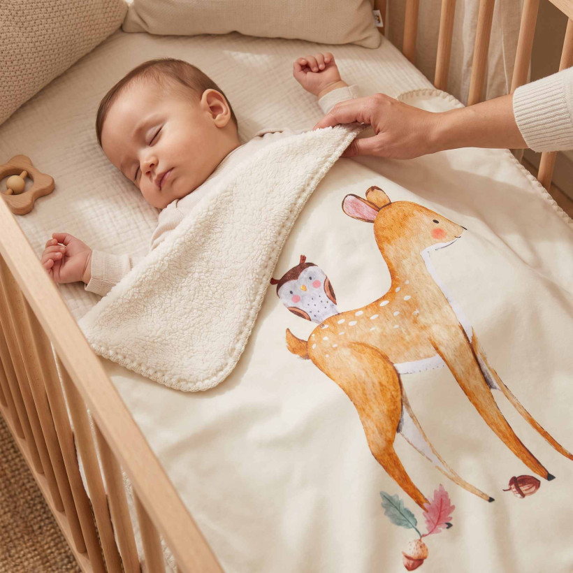 Španielska detská deka XKKO LUX 75x100 - Deer