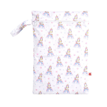 Nepremokavé vrecko XKKO Veľkosť M - Unicorns