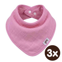 Bambusová šatka XKKO BMB - Baby Pink 3x1ks VO bal.