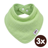 Bambusová šatka XKKO BMB - Lime 3x1ks VO bal.