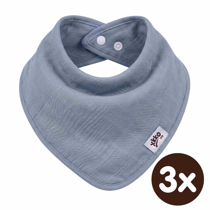 Bambusová šatka XKKO BMB - Silver 3x1ks VO bal.