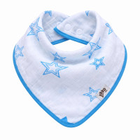 Bambusová šatka XKKO BMB - Cyan Stars 3x1ks VO bal.