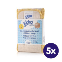 Vkladacie plienky XKKO Organic Old Times - Natural Veľkosť S 5x2ks (VO balenie)