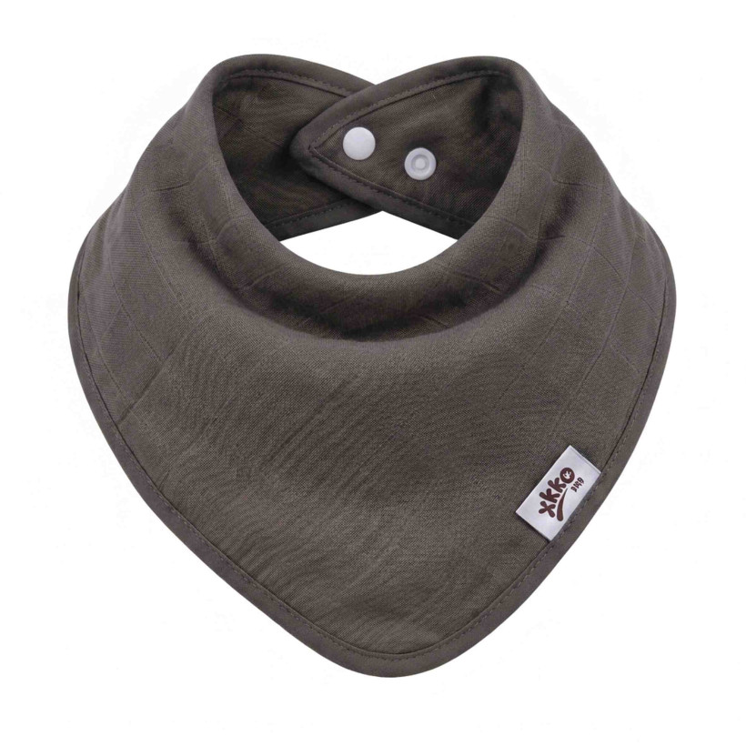 Bambusová šatka XKKO BMB - Dark Choco 3x1ks VO bal.
