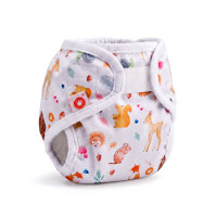 Vrchné plienkové nohavičky XKKO Newborn - Wild Forest