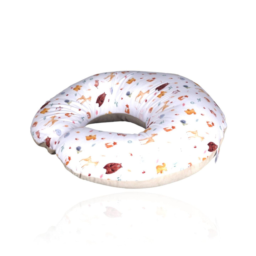 Malý dojčiaci vankúš XKKO LUX - Wild Forest