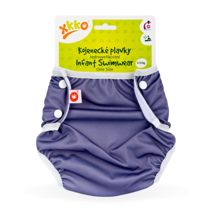 Jednoveľkostné dojčenské plavky XKKO - Lavender Aura