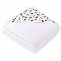 Bambusová froté osuška s kapucňou XKKO BMB 90x90 - Butterflies 5x1ks (VO bal.)