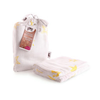 Bambusová zavinovačka XKKO BMB 120x120 - Lemon Stars  5x1ks VO bal.