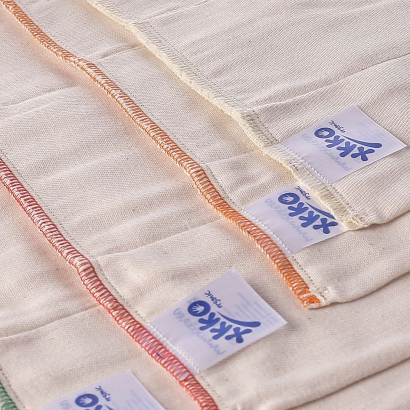 2.akosť Viacvrstvé plienky XKKO Organic (4/8/4) - Regular Natural 10ks