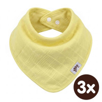Bambusová šatka XKKO BMB - Lemon 3x1ks VO bal.