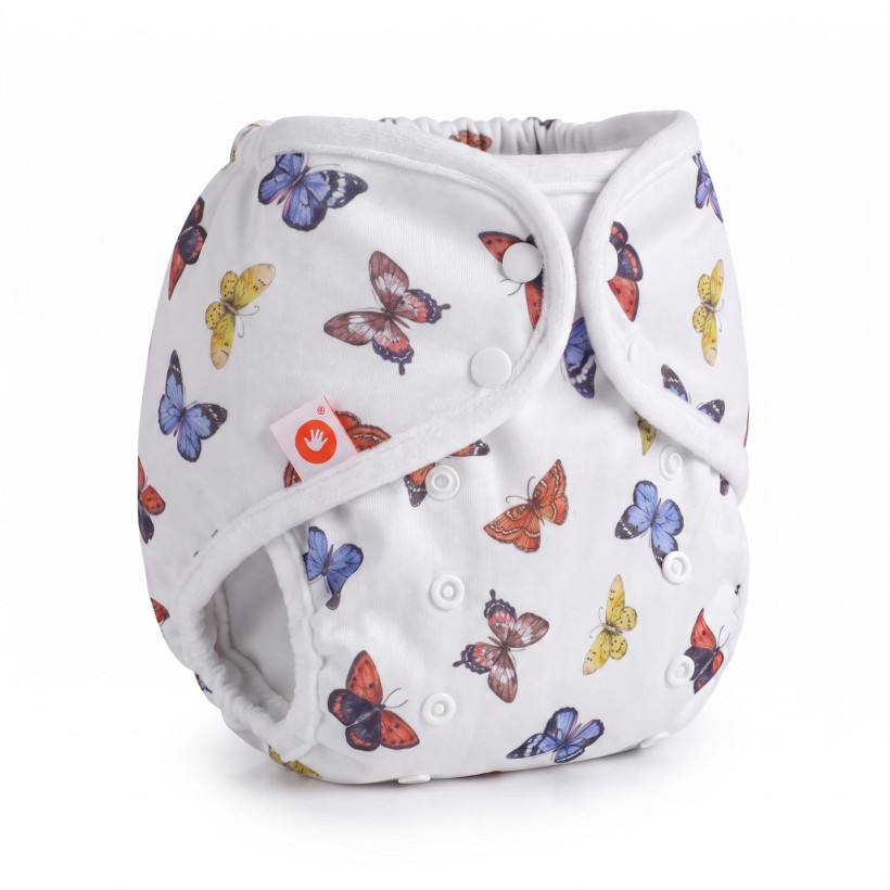 Vrchné plienkové nohavičky XKKO One Size - Butterflies