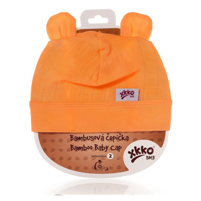 Bambusová čiapočka XKKO BMB - Orange