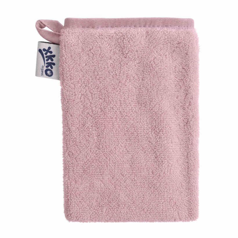 BIO bavlnené froté žinka XKKO Organic - Baby Pink 5x1ks (VO bal.)