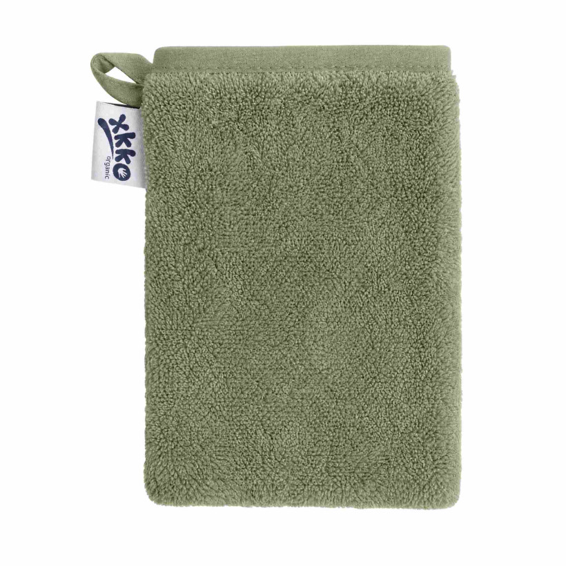 BIO bavlnené froté žinka XKKO Organic - Granite Green
