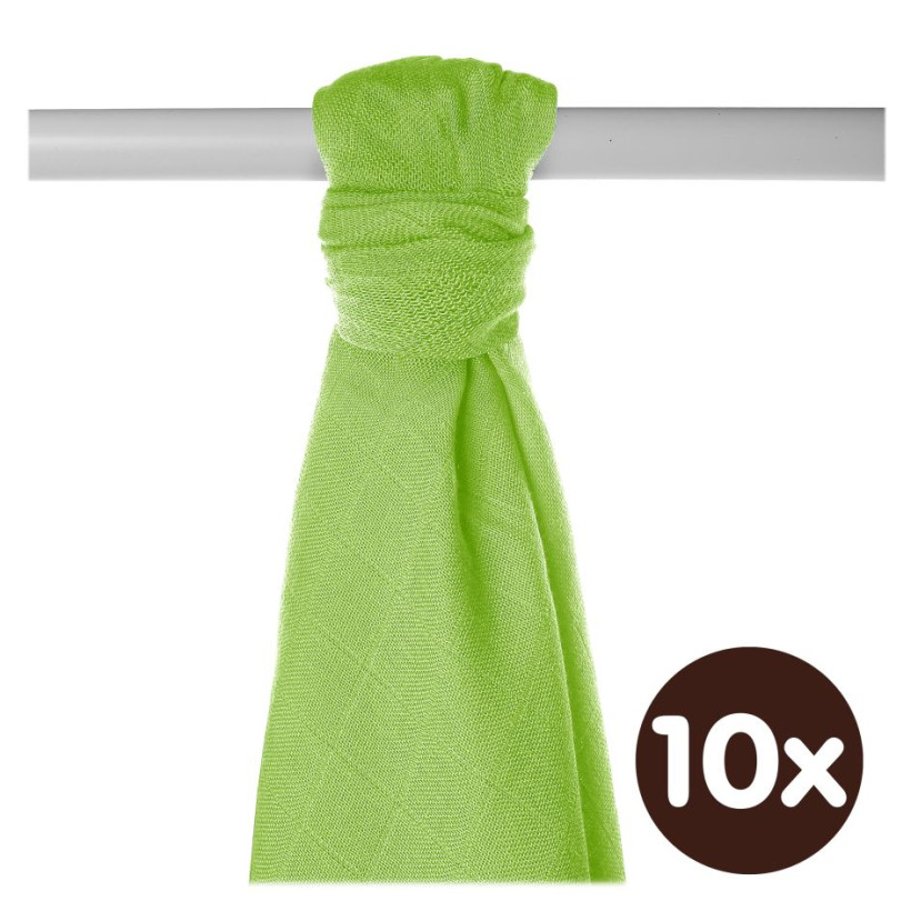 Bambusová osuška XKKO BMB 90x100 - Lime 10x1ks VO bal.