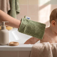 BIO bavlnené froté žinka XKKO Organic - Granite Green