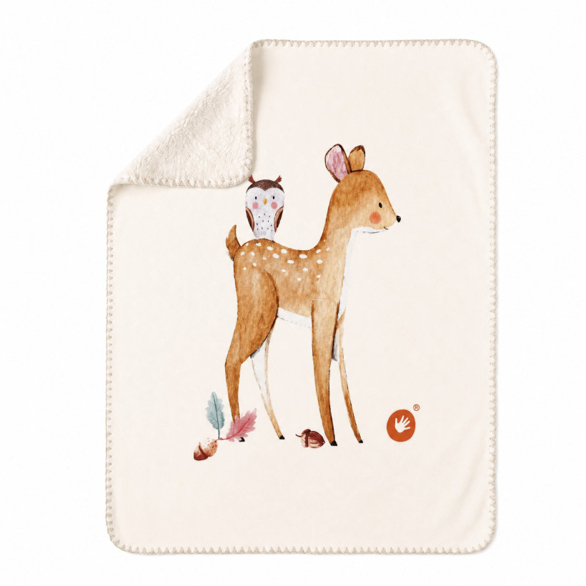 Španielska detská deka XKKO LUX 75x100 - Deer