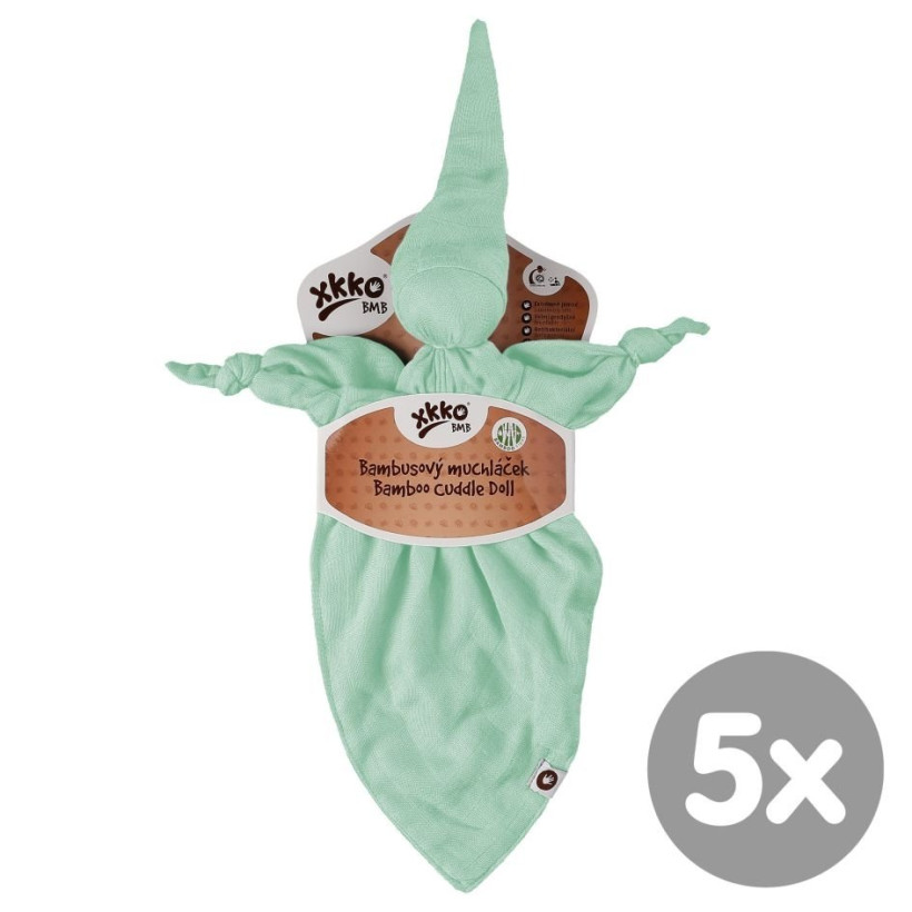 Bambusový maznáčik XKKO BMB - Mint 5x1ks VO bal.