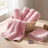 BIO bavlnené obrúsky XKKO Organic 21x21 - Baby Pink