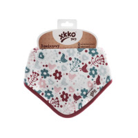 Bambusová šatka XKKO BMB - Flowers&Birds Girls 3x1ks VO bal.