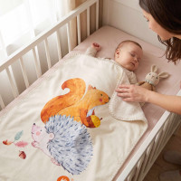 Španielska detská deka XKKO LUX 75x100 - Squirrel