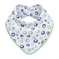 Bambusová šatka XKKO BMB - Lime Bubbles