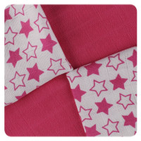 Bambusové obrúsky XKKO BMB 30x30 - Little Stars Magenta MIX