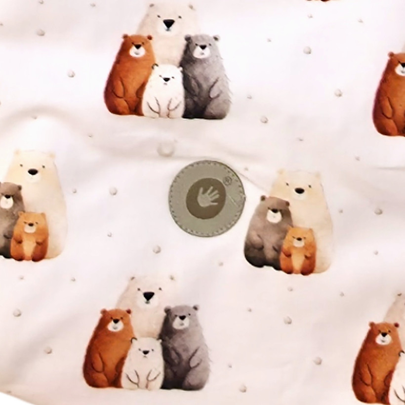 Multifunkčný detský spací vak 2v1 XKKO LUX - Bear Family