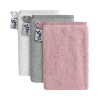 BIO bavlnené froté žinka XKKO Organic - Baby Pink MIX
