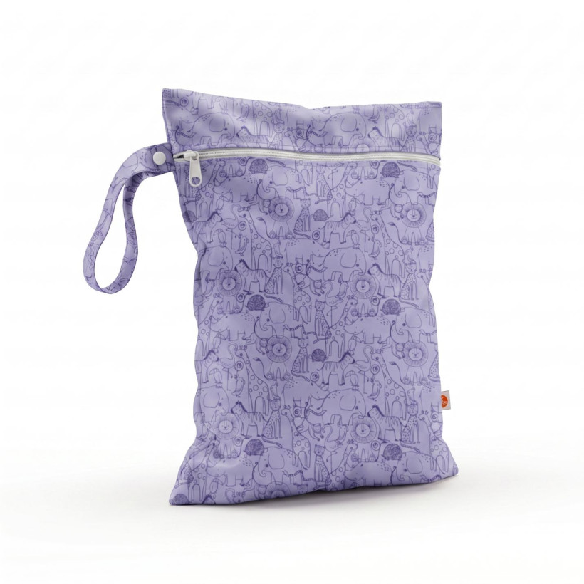 Nepremokavé vrecko XKKO Veľkosť M - Safari Lavender Aura