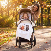 Podložka do kočíka XKKO LUX - Bear Family