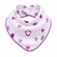 Bambusová šatka XKKO BMB- Lilac Hearts