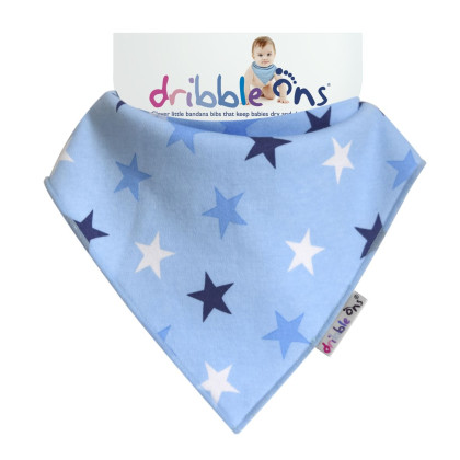 Dribble Ons Designer Blue Stars