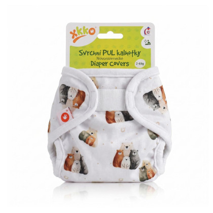 Vrchné plienkové nohavičky XKKO Newborn - Bear Family