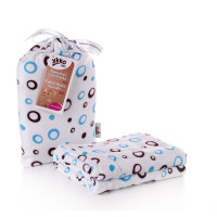 Bambusová zavinovačka XKKO BMB 120x120 - Cyan Bubbles  5x1ks VO bal.