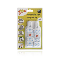 XKKO Multifunkčné klipy - Scandinavian Baby Blue MIX 5x2ks (VO balenie)