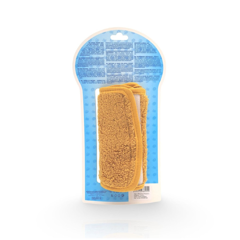 Ochrana popruhov nosidla alebo autosedačky XKKO Organic – Honey Mustard
