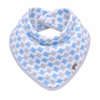 Bambusová šatka XKKO BMB - Scandinavian Baby Blue Cross